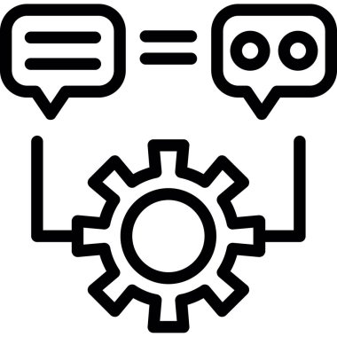 iş iletişim simgesi vektör illüstrasyonu