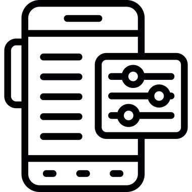 Veri analiz simgesi, vektör illüstrasyonu