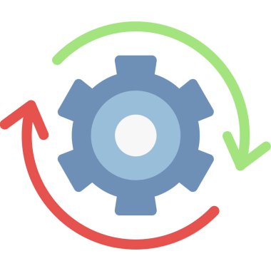 Teçhizat Web simgesi basit illüstrasyon