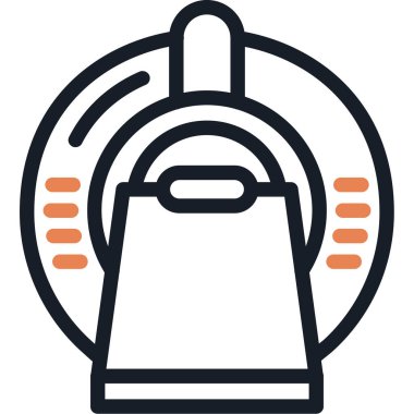 Bir çan simgesinin vektör illüstrasyonu