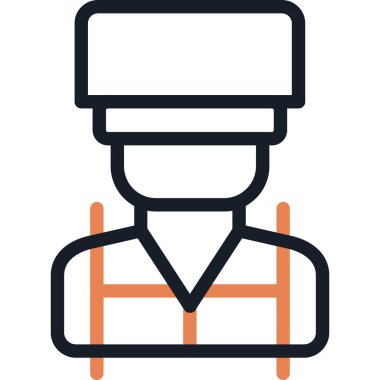 avatar erkek simgesi ana hatlar biçiminde