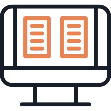 Kitap simgesi, modern vektör illüstrasyon tasarımı