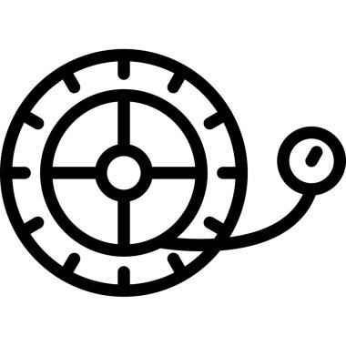 pusula ağ simgesi. Basit resimleme