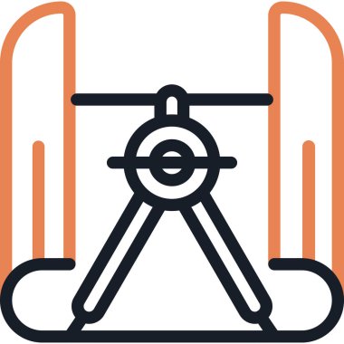 Modern simgenin vektör illüstrasyonu