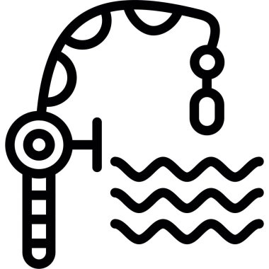 Yüzme simgesi, Vektör illüstrasyonu