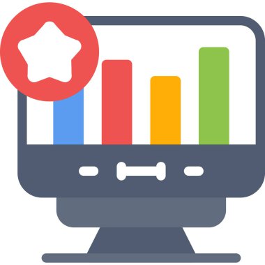 grafik analizi grafik simgesi düz biçimli