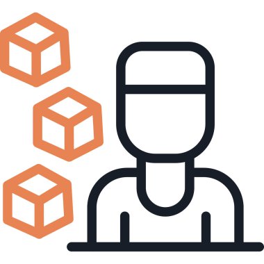 iş insanları vektör çizgisi simgesi, vektör simgesi, ana çizgi işareti, düzenlenebilir simge