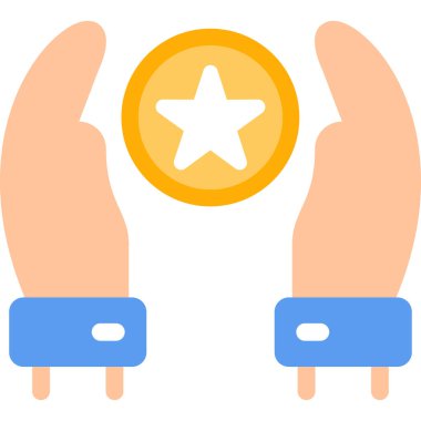 Madalya. Web simgesi basit tasarım