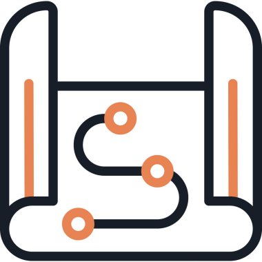 Bir b simgesinin vektör illüstrasyonu