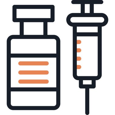 tıp web simgesi basit illüstrasyon