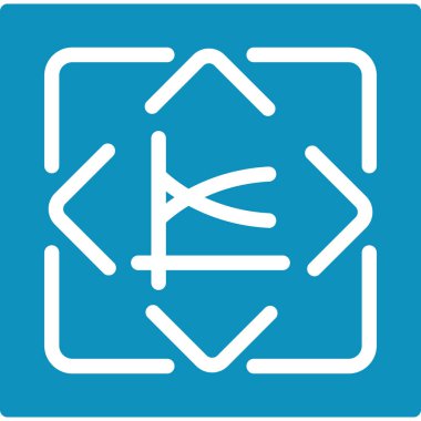 Logaritma Düz Simgesi, Basit Tasarımlı Vektör İllüstrasyonu