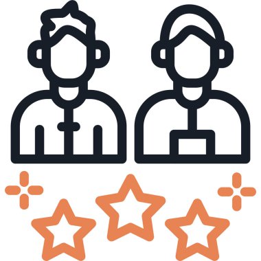 Takım Takımının Takdir Çizgisi Simgesi, Basit Tasarımlı Vektör Resimleri