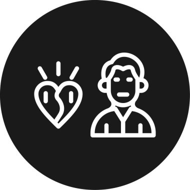 Dostluk Uyum Hattı Çemberi BG Simgesi, Vektör Resimleri Basit Tasarım