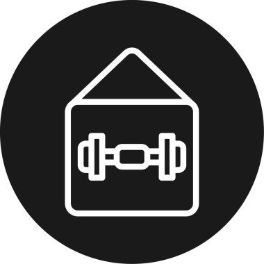 Ev Çalışması Satırı Çemberi BG Simgesi, Basit Tasarımlı Vektör Resimleri