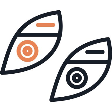 Farlar Çizgisi Simgesi, Basit Tasarımlı Vektör Resimleri