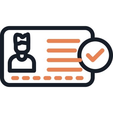 Kimlik Doğrulama Satırı Basit Tasarımlı Vektör ResmiComment