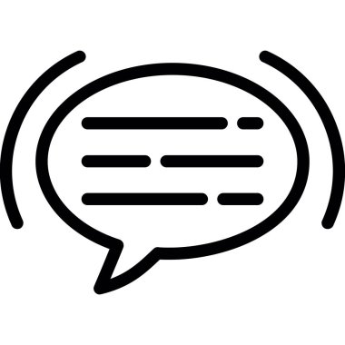 Konuşma Balonu, Basit Tasarımlı Vektör Resimleri