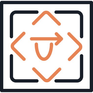 Secant Satır Bitiş Simgesi, Basit Tasarımlı Vektör Resimleri