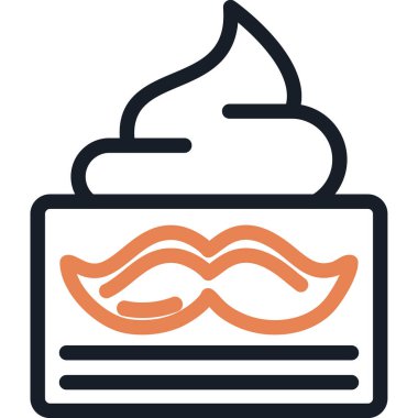 Pomade Jar Satırı Bitiş Simgesi, Basit Tasarımlı Vektör Resimleri