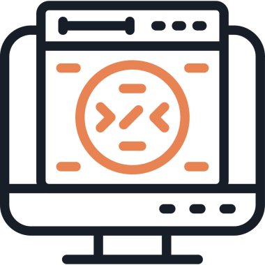 Yazılım Yaşam Çizgisi Simgesi, Basit Tasarımlı Vektör Resimleri