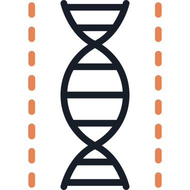 Genetik Satır Bitiş Simgesi, Basit Tasarımlı Vektör Resimleri