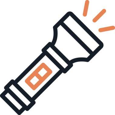 El feneri Satırı Simgesi, Basit Tasarımlı Vektör Resimleri