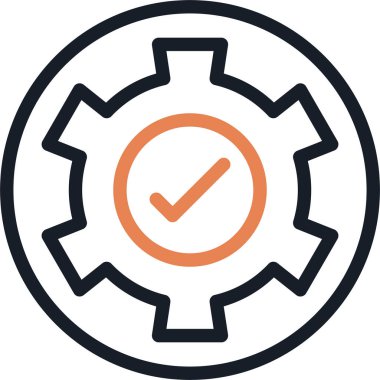 İş Çalıştırma Satırı Simge Ögesi, Basit Tasarımlı Vektör İllüstrasyonu