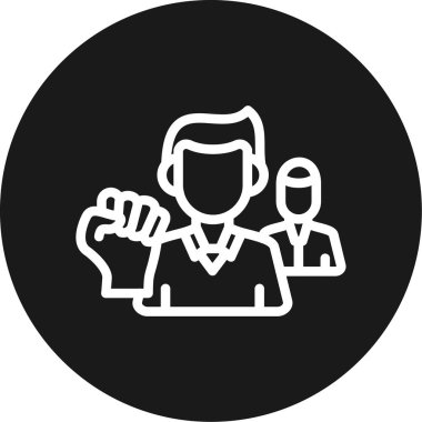 İş Motivasyonu Alıntı Satırı Çemberi BG Simgesi, Basit Tasarımlı Vektör Resimleri