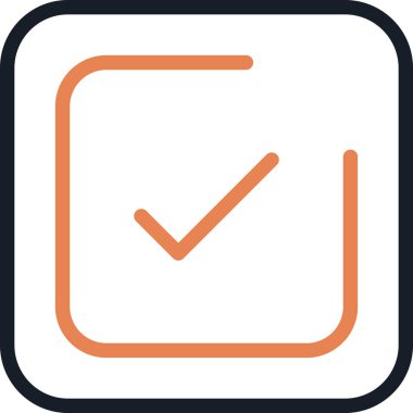 Metin Denetimi Satırı Simgesi, Basit Tasarımlı Vektör İllüstrasyonu