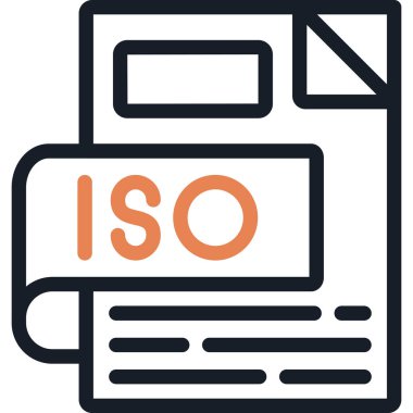 ISO Satır Bitiş Simgesi, Basit Tasarımlı Vektör Resimleri