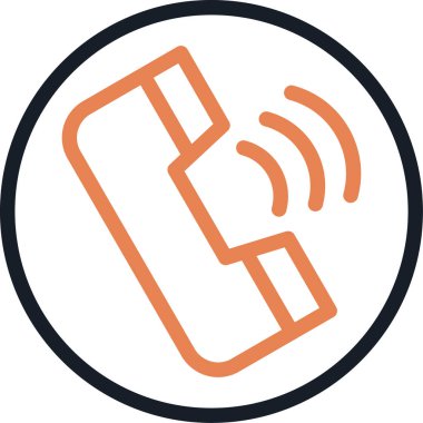 Tele Telefon Numarası Satırı Basit Tasarımlı Vektör ResmiComment