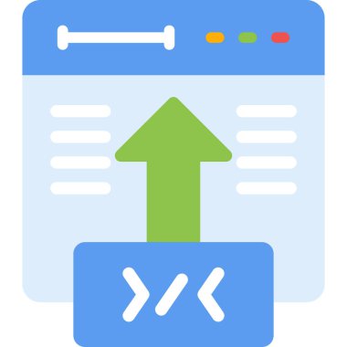 Kod Düz Simge, Basit Tasarımlı Vektör Resimleri