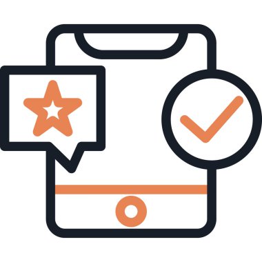 Sosyal Medya Raporu Satırı Basit Tasarımlı Vektör ResmiComment