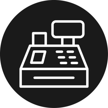 Nakit Kayıt Hattı Çemberi BG Simgesi, Basit Tasarımlı Vektör Resimleri