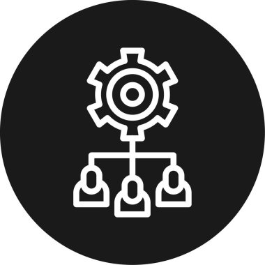 Kariyer Atölyesi Çemberi BG Simgesi, Basit Tasarımlı Vektör Resimleri