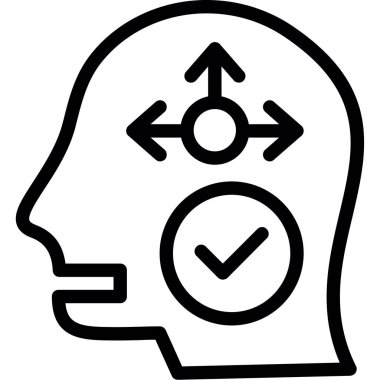 Basit Tasarımlı Karar Verme, Vektör İllüstrasyonu