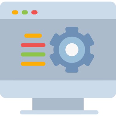 IDE Düz Simge, Basit Tasarımlı Vektör Resimleri
