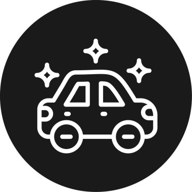 Dış Detay Çizgisi Çemberi BG Simgesi, Basit Tasarımlı Vektör Resimleri