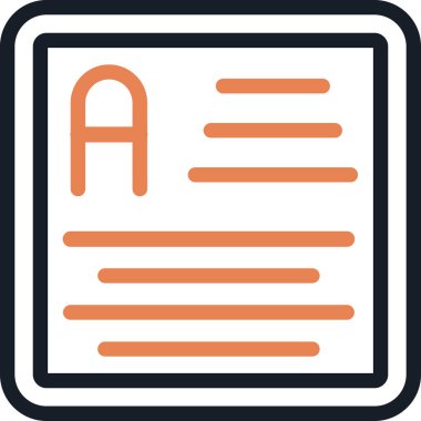 Metin Kutusu Satırı Basit Tasarımlı Vektör ResmiComment