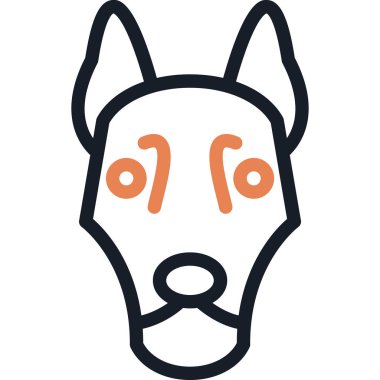 Çoban Satırı Simgesi, Basit Tasarımlı Vektör Resimleri