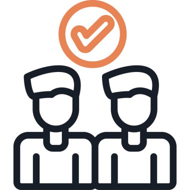 Hesap Edilebilirlik Satırı Simgesi, Basit Tasarımlı Vektör Resimleri