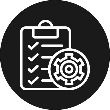 IT Belgelendirme Çizgisi Çemberi BG Simgesi, Basit Tasarımlı Vektör Resimleri