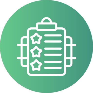 Geribildirim Biçimi Çizgisi Gradyan Çemberi Simgesi, Basit Tasarımlı Vektör Resimleri