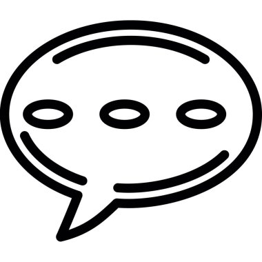 Konuşma Baloncuğu, Basit Tasarımlı Vektör Resimleri