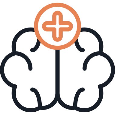 Basit Tasarımlı Pozitif Düşünce Satırı, Vektör İllüstrasyonu