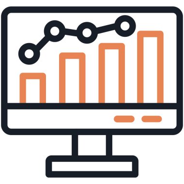 SEO Sıralama Satırı Bitiş Simgesi, Basit Tasarımlı Vektör Resimleri
