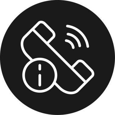 Bilgi Destek Satırı Çemberi BG Simgesi, Basit Tasarımlı Vektör Resimleri