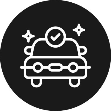 Dahili Detay Hattı Çemberi BG Simgesi, Basit Tasarımlı Vektör Resimleri