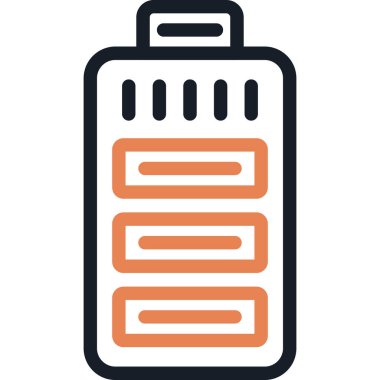 Yeşil Pil Sembol Çizgisi Simgesi, Basit Tasarımlı Vektör ResmiComment