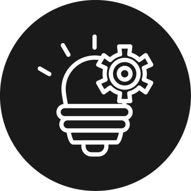 Takım Meydan Okuma Çizgisi Çemberi BG Simgesi, Basit Tasarımlı Vektör Resimleri